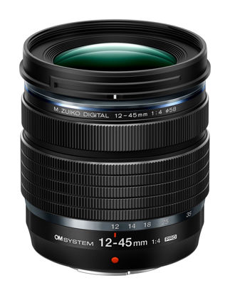 Picture of OM SYSTEM Olympus M.Zuiko Digital ED 12-45mm F4.0 PRO for Micro Four Thirds System Camera, Compact Lightweight Zoom, Weather Sealed Design, Close-up, L-Fn Button