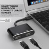 Picture of USB 3.0 to Dual HDMI Adapter for Mac&Windows 4K@60hz, Type C to HDMI Splitter for 2 Monitors, (Thunderbolt 3/4) USB C to Dual HDMI Hub Extend Display for MacBook Pro Air, Dell XPS, Surfa, Chromebook