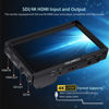 Picture of FEELWORLD FW568S 6 Inch SDI Field Monitor Full HD 1920x1080 IPS DSLR Camera Monitor with Waveform LUT Peak Video Focus F970 External Power and Install Kit 3G SDI 4K HDMI Input 8.4 V DC Output