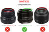 Picture of 52mm Lens Cap Cover for Fuji Fujifilm Fujinon XC 15-45mm f/3.5-5.6 OIS PZ,XF35mm XF 35mm F1.4 R(Not for F2),XF 18mm f/2.0 R,HUIPUXIANG [2 Pack]
