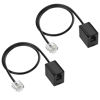 Picture of MEIRIYFA RJ11 Phone Jack to RJ45 Ethernet Converter Cable RJ45 8P4C Male to RJ11 6P4C Female Telephone Adapter Wire Cord for Landline Telephone Service (2 Pack)