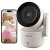 Picture of CHZHVAN Camera for Home Security Indoor, Pan & Tilt, Cry Detection for Baby, 2.5K 4MP QHD, Night Vision, Motion Detection & Tracking, 2-Way Audio, Nanny, Pet, 2.4G WiFi, Local&Cloud Storage