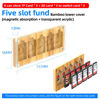 Picture of AODUKE 5 Slots Magnetic Closure Nintendo Switch Game Card Case, Can Store Switch/SD/Micro SD TF Card Bamboo Transparent Display box-AJCX05SD-Z