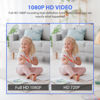 Picture of WFULM WiFi Hidden Camera Clock HD 1080P Spy Cameras Wireless Indoor Security Surveillance Camera Small Nanny Cam with Motion Detection, Remote Viewing for Home and Office, No Audio