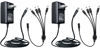 Picture of ANLINK 2 Pack 12V 2A 6ft Long Power Adapter, AC 100-240V to DC 12V 2A (2000mA) & 4-Way Power Splitter Cable for CCTV Security Camera/DVR/NVR/LED Strip Lights, UL Listed/FCC/CE Certificated