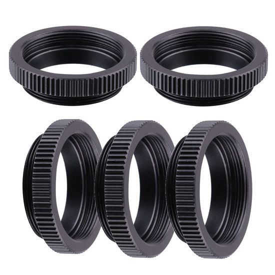 Picture of 1mm 2mm 5mm 7mm 8mm 9mm 10mm 15mm 20mm 25mm 30mm 40mm 50mm Camera C-Mount Lens Adapter Ring C to CS Extension Tube for CCTV Security Cameras