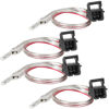 Picture of NuIth Door Speaker Wiring Harness Adapter for 1993-2014 GMC Chevy Yukon/Silverado/Sierra/Express, for 1987-2006 Buick Cadillac Install Aftermarket Speaker Wire Cable Plug, 4PCS