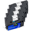 Picture of Label Maker Tape TZe-231 Replacement for Brother P-Touch Label Maker PT-D210 D220 H110 D600 D400 by FETIONS, Compatible with TZe TZ 12mm X 8m 0.47” Laminated Waterproof Tape, Black on White,4 Pack