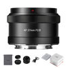 Picture of 7artisans AutoFocus 27mm F2.8 APS-C Frame Lens,F2.8 Large Aperture,Support Automatic/Manual Aperture and Face/Eye Recognition, Compatible for Sony FS5/FS7/FS7M2/FS5M2K/A3000/A5000/A6000(Black)