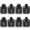 Picture of 8 Pack Camera Screw Adapter 1/4 Male to 3/8 Female and 3/8 Male to 1/4 Female Camera Screw Adapter for Tripod Stand Microphone Stand Mic Mount, Black