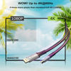 Picture of 4K Mini DisplayPort to DisplayPort Cable 20FT, [4K@60Hz, Gold-Plated Plugs, Nylon Braided], Mini DP (Thunderbolt Compatible) to DP Cable, for MacBook Air/Pro, Surface Pro, Monitor, Projector and More