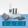 Picture of Click Clean Screen Cleaner Kits - 4 All-in-One Screen Cleaner with 4 oz Cleaner Refill, 1 Microfiber Cloth(7.8 x 7.8in), 1 Mini Refill Funnel, and 1 Sprayer - for All Phones, Laptop and Tablet Screens