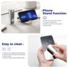 Picture of Click Clean Screen Cleaner Kits - 4 All-in-One Screen Cleaner with 4 oz Cleaner Refill, 1 Microfiber Cloth(7.8 x 7.8in), 1 Mini Refill Funnel, and 1 Sprayer - for All Phones, Laptop and Tablet Screens