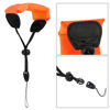Picture of E-outstanding Waterproof Camera Float Strap, Universal Floating Wristband,Hand Grip Lanyard for Underwater GoPro,Waterproof Camera, Keys,Sunglass,etc (Orange)