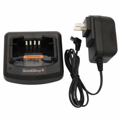 Picture of GoodQbuy Desk Rapid Charger is Compatible with Motorola CP110 RDM2070D RDU4100 RDU4160D RDV2020 RDV5100 RDU2020 RDU2080D RLN6351 RLN6308 RLN6305