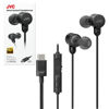 Picture of JVC Wired USB-C Earbuds - Noise Isolation - DAC - Hi-Res Audio - Built-in Mic with Mute - Comfortable Silicone Ear Tips - 3 Button Remote - Plug & Play - 47 Inch Cable - for PC/Smartphone/Gaming