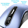 Picture of memzuoix 2.4G Wireless Mouse, 1400 DPI Mobile Optical Cordless Mouse with USB Receiver, Portable Computer Mice Wireless Mouse for Laptop, PC, Desktop, MacBook, 5 Buttons (Navy Blue)