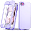 Picture of Yamink iPod Touch 7 Case with Screen Protector,iPod Touch 6 Case,iPod Touch 5 Case, Lightweight Full Body Heavy Duty Protection Soft TPU Hard PC Bumper Protective Sturdy Cover,Light Purple