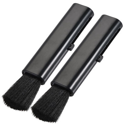 Picture of MECCANIXITY Computer Cleaning Brush Tools Soft Bristle with 3.6 Inch Plastic Handle for Keyboard, Camera Lens, Electronics, Home, Office, 2 Pack