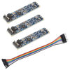 Picture of XIITIA 3pcs HLK-LD2410B-P Human Presence Radar Module with Pins Bluetooth LD2410B LD2410 Human Radar Sensor Board with 10Pin 20CM Cable