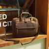 Picture of Polare 15.7" Full Grain Cowhide Leather Laptop Business Briefcase Work Bag College Bag Messenger Bag for Men