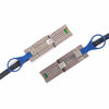 Picture of SFF-8088 to SFF-8088 External Mini SAS HD Cable, 3G/6Gbps SAS2.0 26Pin Hybrid Cable Attached SCSI for Raid Systems, DAS, External Storage Systems and Servers, 100-Ohm, 5-m(16.4ft)