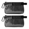 Picture of GOBAGS Production Zipper Bags - Electronics & Camera Accessories Bag - Cable organizer, Gear Accessory Pouch, Travel Camera Essentials (Small, Black, 2 pack)