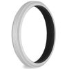Picture of Haoge 49mm Lens Filter Adapter Ring for Fujifilm Fujinon X100VI X100V Camera fit 50mm UV CPL ND Filter Fit Original Lens Cap Silver LAR-X55S