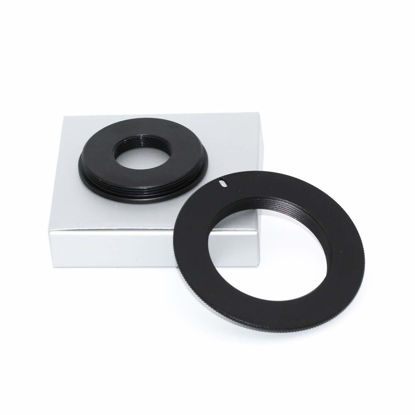 Picture of FotoHigh Macro and Close-Up Photography Adapter for Microscope Objective to Canon EF EOS Nikon AI DSLR/SLR Camera (for Nikon AI)