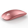 Picture of RAPIQUE Bluetooth Wireless Mouse - (BT5.1+USB) Dual Connectivity, Quiet Click, Low Power, and 1600 DPI, Portable Cordless Mouse for Mac, Laptop, MacBook Pro/Air, iPad (Rose Gold)