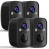 Picture of RICHCHO 4Pack Wireless Battery-Powered Security Camera Outdoor, 2K HD Resolution, Color Night Vision, 110° Viewing Angle, AI Motion Detection, 2-Way Talk, Cloud/SD Storage Support