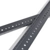 Picture of RIVECO 2 PCS 6U Rack Rails, Tapered Holes Rack Mount Rails for Recording & Network Wooden Cabinet Mounting, 3.0 mm Thickness Steel Heavy Duty, Screws Included