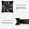 Picture of NewHail 1Pack 140mm Mini USB Fan Computer Fan Multi-Speed Control, Reduction Heat for Router, Game Console, TV Box, Recipient, Modem, DVR, Playstation, AV-Cabin
