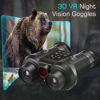 Picture of Dsoon 3D VR Night Vision Goggles,8K UHD Night Vision Binoculars for Adults, Auto Wake and Seamless 3D Integration Tech,Infrared Goggles, Rechargeable with 8K Photo & 4K Video,64GB TF Card Not Included