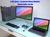 Picture of KVM Switch VGA 2 Port, DiamondTiger VGA KVM Switch for 2 Computers Share 1 Monitor & 3 USB 2.0 Keyboard Mouse Scanner Printer,U Disk, Driver-Free for All OS,2 KVM Cables 1 Desktop Controller Included