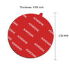 Picture of 8 Pack 2.76"(70mm) Very High Bond Sticky Adhesive Replacement,Circle Double Sided Pads Gule for Dashboard/Windshield Suction Cup Phone Holder Car DVR Home Suction Hooks GPS Navigation (Red)