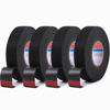 Picture of HSTECH 6 Rolls Width 3/4in Wire Loom Harness Tape, Speaker Wiring Harness Cloth Tape, Black Adhesive Fabric Tape, for Automobile Electrical Wire harnessing Noise Dampening Heat Proof （20mm X 15m）