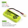 Picture of VANBOW BT183342/BT283342 2.4V 800mAh Ni-MH Battery Compatible with AT&T VTech Cordless Phone Batteries BT166342/BT266342 BT162342/BT262342 CS6709 CS6609 CS6509 CS6409 EL52100 EL50003 (Pack 8)