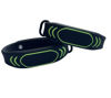 Picture of YARONGTECH 125khz RFID writable T5577 rewritable Silicone Black Wristbands (Pack of 2)