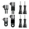 Picture of 3-Way Adjustable Extension Pivot Arm Adapter Kit for GoPro Hero 11, 10, 9, 8, 7, 6, 5, 4, 3+, Insta360 and DJI OSMO, Same Direction and Vertical Direction, Long Thumb Screws