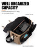 Picture of Cwatcun Camera Bag Camera Crossbody Shoulder Messenger Case, Travel Photography Bag for Men/Women with Tripod Holder for Canon, Nikon, Sony, Fuji DSLR/SLR/Mirrorless Cameras, Lens and Accessories