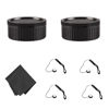 Picture of NEWKS Body Cap & Camera Rear Len Cover Set Compatible with Leica M LM Mount Camera fits Ricoh A12 Leica M1-M4 M5 CL M6 MP M7-M9 Hexar RF Epson R-D1 35mm Bessa Cosina Voigtlander 35 RF Zeiss Ikon