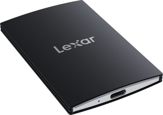 Picture of Lexar 4TB SL500 Portable SSD, Up to 2000MB/s Read, Compatible w/Type-C Laptops, iPhone 15, Smartphones, Tablets, PS5, Xbox, USB 3.2 Gen 2x2, Slim and Lightweight, External SSD (LSL500X004T-RNBNU)
