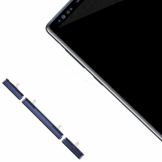 Picture of 2X Power On/Off Volume Button Side Keys Replacement Compatible with Samsung Galaxy Note 9 (Blue)