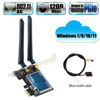 Picture of fenvi PCIe Network Card 1200Mbps Desktop Wireless-AC PCI-E Dual Band Gigabit Wi-Fi Adapter 802.11ac 5GHz 867Mbps 2.4GHz 300Mbps BT4.0 for PC Windows