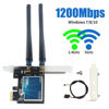 Picture of fenvi PCIe Network Card 1200Mbps Desktop Wireless-AC PCI-E Dual Band Gigabit Wi-Fi Adapter 802.11ac 5GHz 867Mbps 2.4GHz 300Mbps BT4.0 for PC Windows