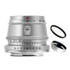 Picture of TTArtisan 35mm F1.4 APS-C Format Large Aperture Manual Focus Fixed Lens for Sony E Mount Cameras Silver A5100 A6000 A6300 A6400 A6500 A7II A7MIII A7MII
