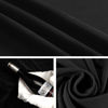 Picture of CPLIRIS 10x20ft Black Backdrop for Photography, Pure Polyester Black Photo Booth Backdrop Collapsible Black Screen Curtain with for Portrait Photoshoot, Party and Video