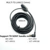 Picture of DYTDIEYINGTU VMC-MM1 to LANC 2.5mm 5m Multi Terminal Connection Cable Replaces Sony VMC-MM1 Cable，for Camera Accessories RM-VPR1 Remote/VCT-VPR1/10 Tripod Handle Release Cable (VMC-LANC/2.5 5M)