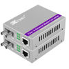 Picture of XZSNET A Pair of Gigabit ST to RJ45 Converter, Single-Mode Fiber to Ethernet Media Converter (Built-in Module, 1310nm, 20km), Plug & Play, 10/100/1000 BASE-T Compatible, Auto-Negotiation, Jumbo Frame